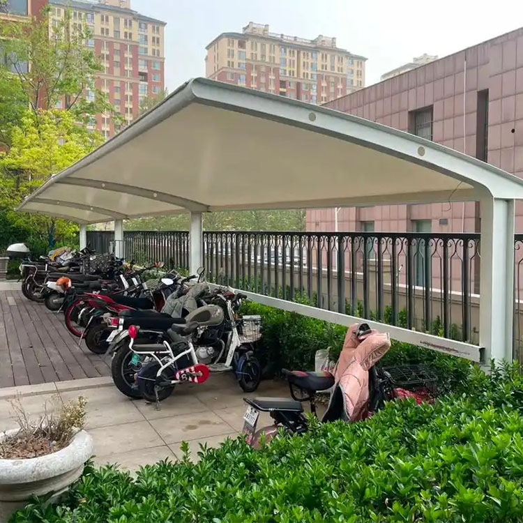 曲水县膜结构电动车棚